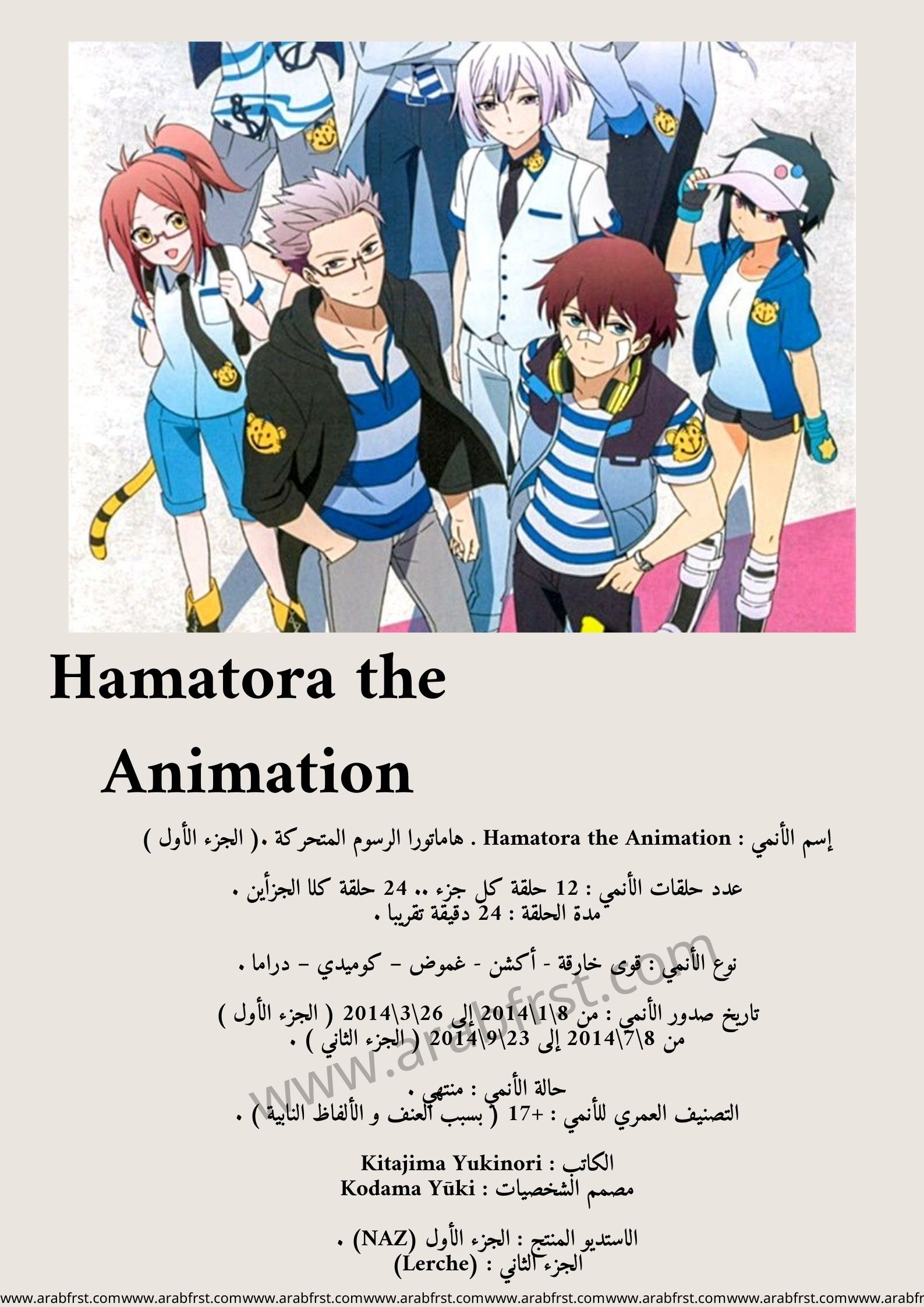 تقرير عن أنمي ..Hamatora the Animation