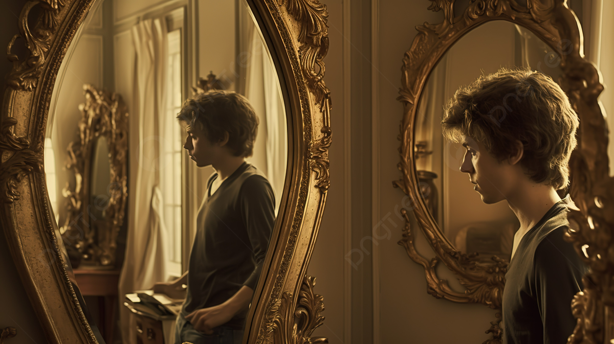 pngtree-young-man-looking-in-a-mirror-in-front-of-some-mirrors-picture-image_2771778.png
